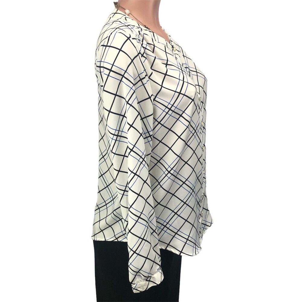 212 Collection Women Small Dress Shirt Bottoms Down Blouse Long Bottoms Casual - Picture 4 of 16